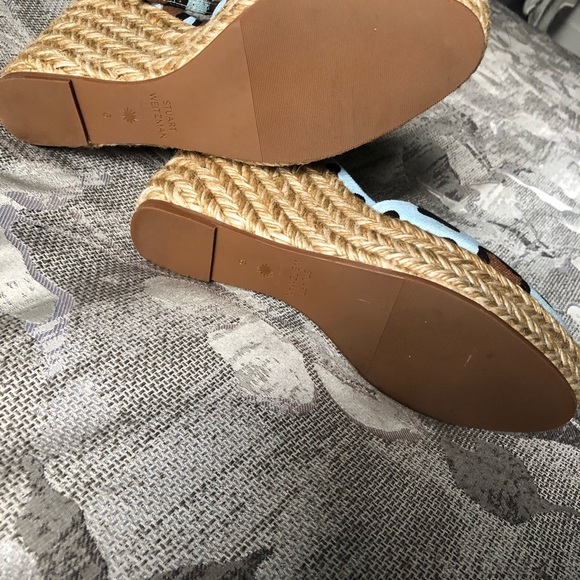 NWOT Stuart Weizmann leopard wedge size 6 - Picture 2 of 3